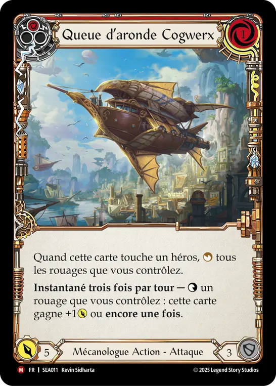 Card: Cogwerx Dovetail (red)