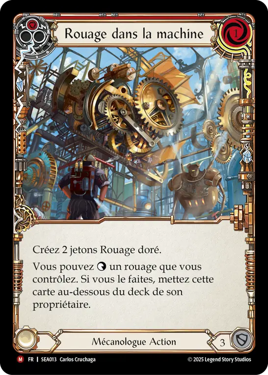 Card: Cog in the Machine (red)