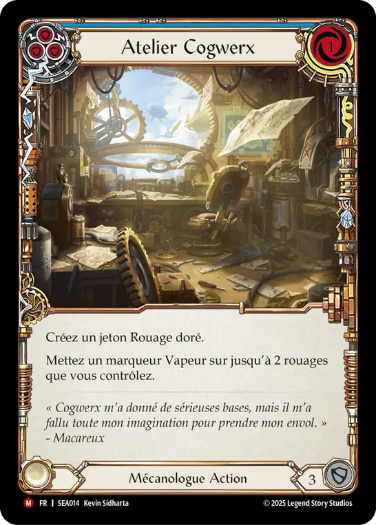 Card: Cogwerx Workshop (blu)