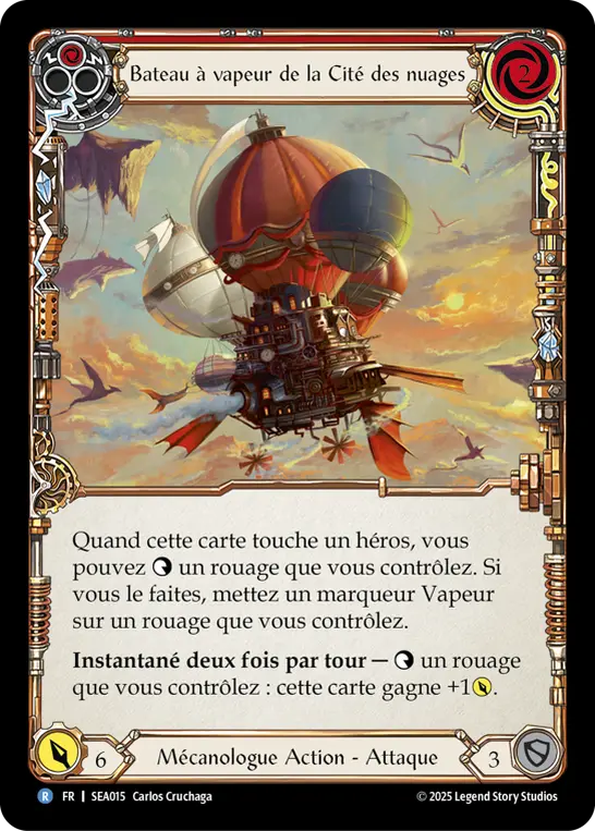 Card: Cloud City Steamboat (red)
