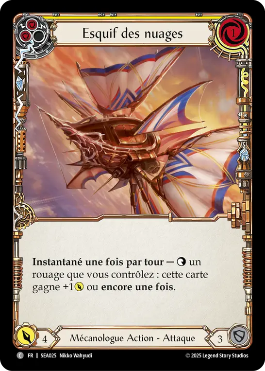 Card: Cloud Skiff (yel)