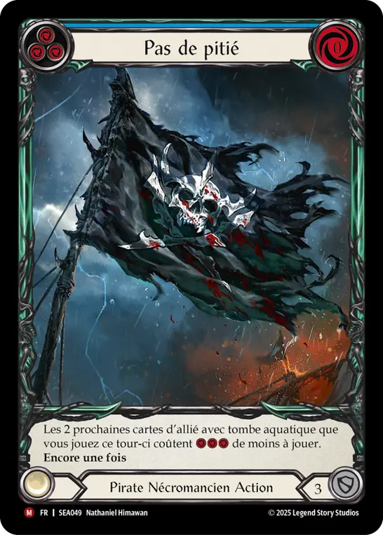 Card: Give No Quarter (blu)