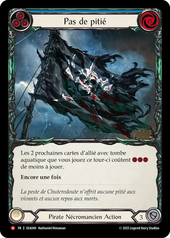 Card: Give No Quarter (blu)