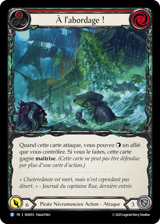 Card: Board the Ship (red)