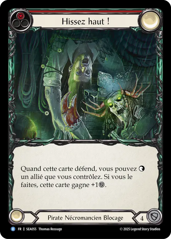 Card: Hoist 'Em Up (red)