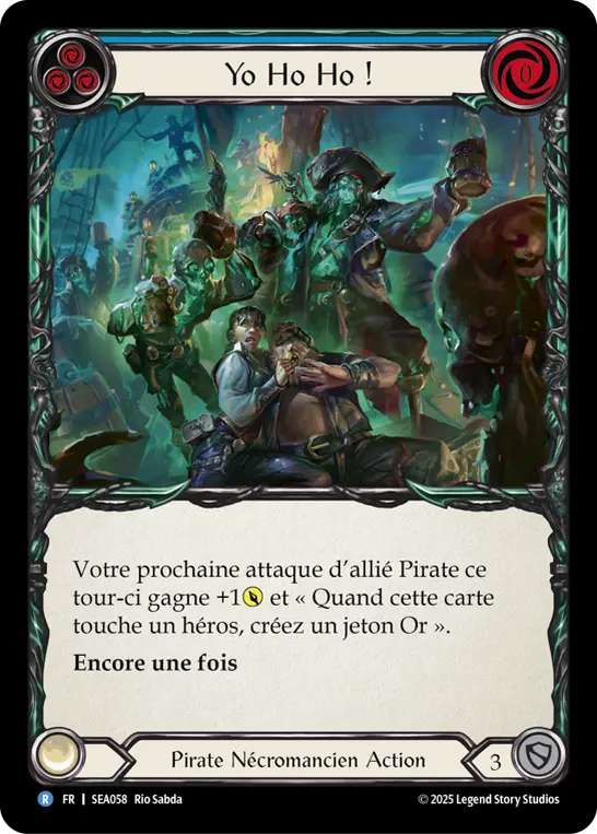 Card: Yo Ho Ho! (blu)