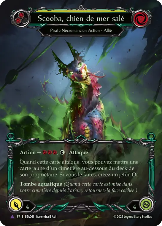Card: Scooba, Salty Sea Dog (yel)