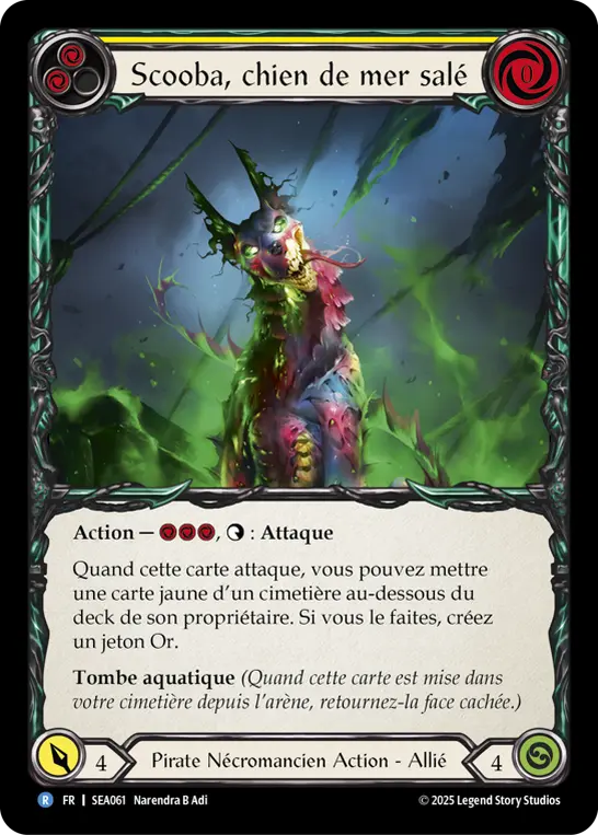 Card: Scooba, Salty Sea Dog (yel)