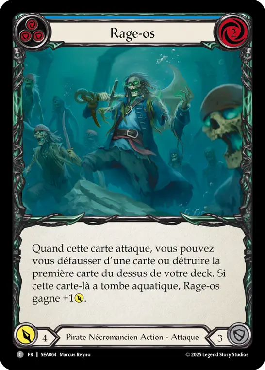 Card: Angry Bones (blu)