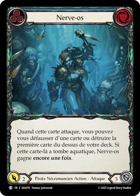 Card: Jittery Bones (blu)