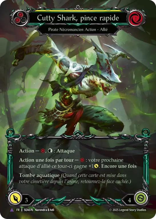 Card: Cutty Shark, Quick Clip (yel)