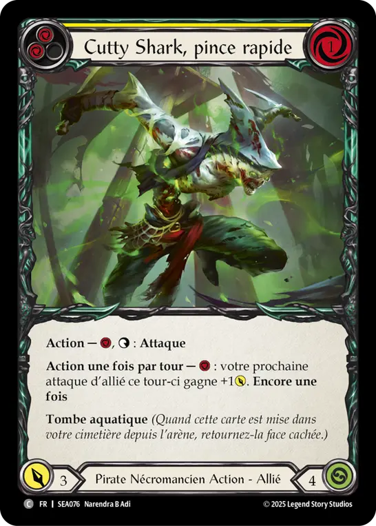 Card: Cutty Shark, Quick Clip (yel)