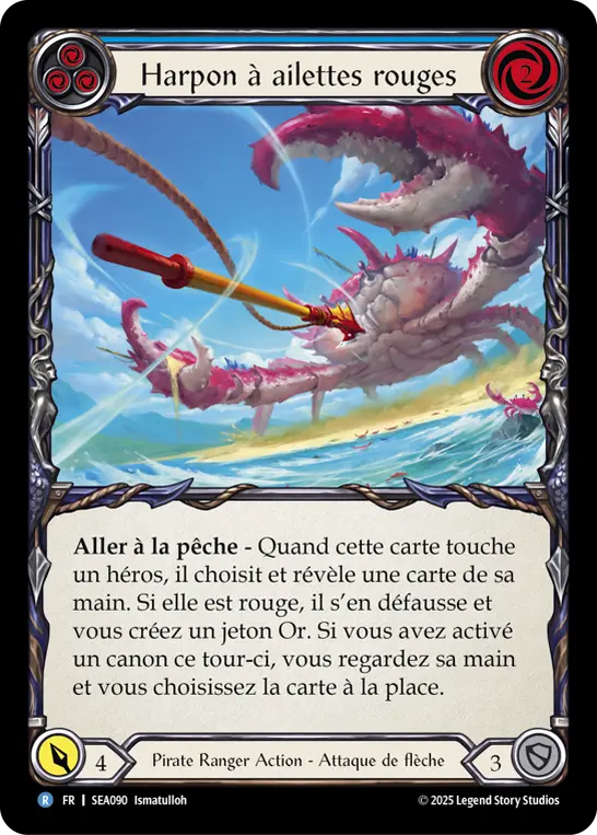 Card: Red Fin Harpoon (blu)