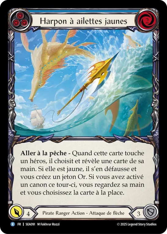 Card: Yellow Fin Harpoon (blu)