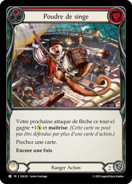 Card: Monkey Powder (red)