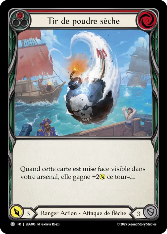 Card: Dry Powder Shot (red)