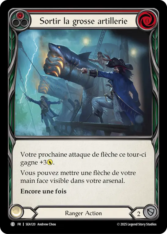 Card: Call in the Big Guns (red)