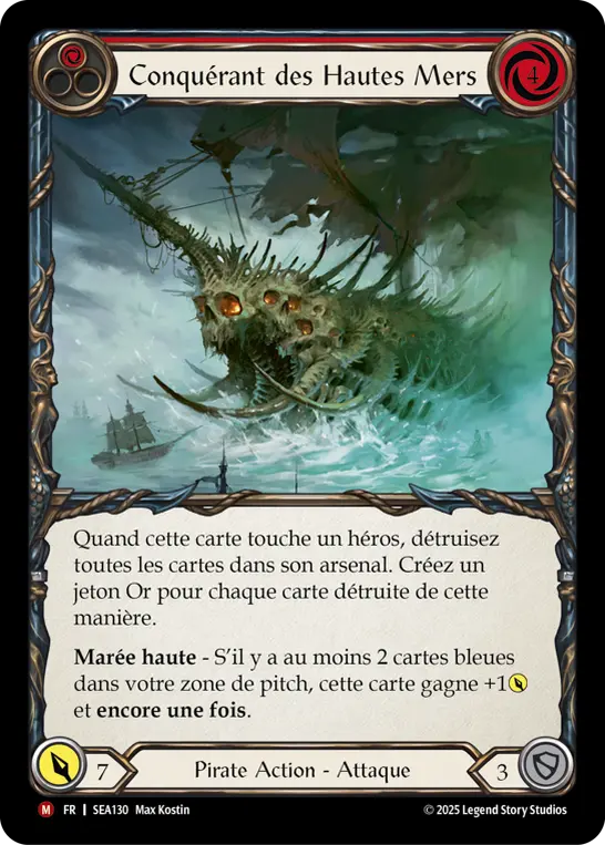 Card: Conqueror of the High Seas (red)
