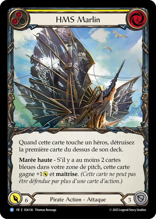 Card: HMS Marlin (yel)