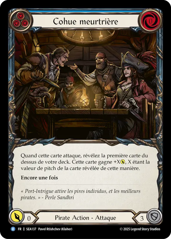 Card: Murderous Rabble (blu)