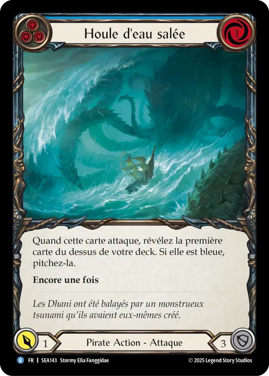 Card: Saltwater Swell (blu)