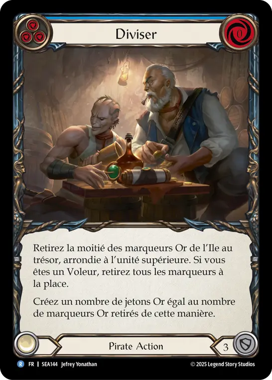 Card: Divvy Up (blu)