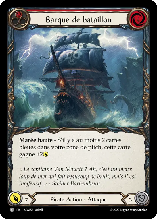 Card: Battalion Barque (red)