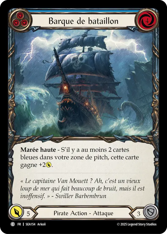 Card: Battalion Barque (blu)