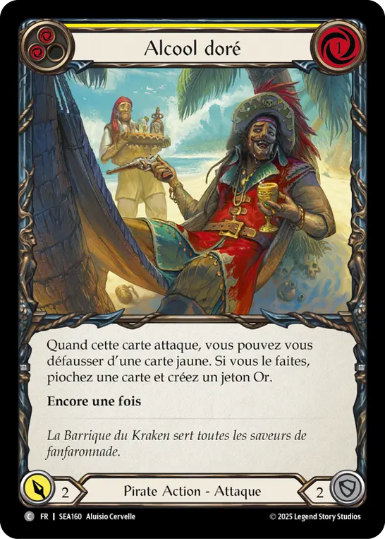 Card: Golden Tipple (yel)