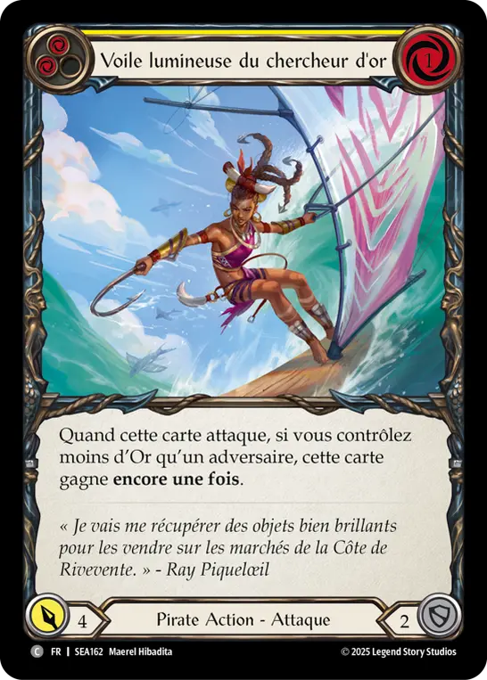 Card: Gold Hunter Lightsail (yel)