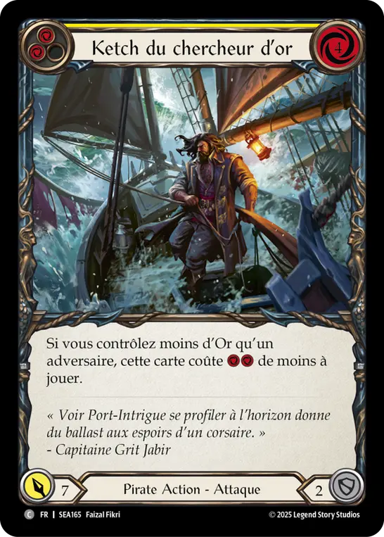 Card: Gold Hunter Ketch (yel)