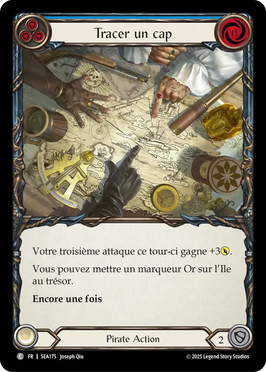 Card: Chart a Course (blu)