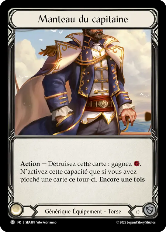 Card: Captain's Coat