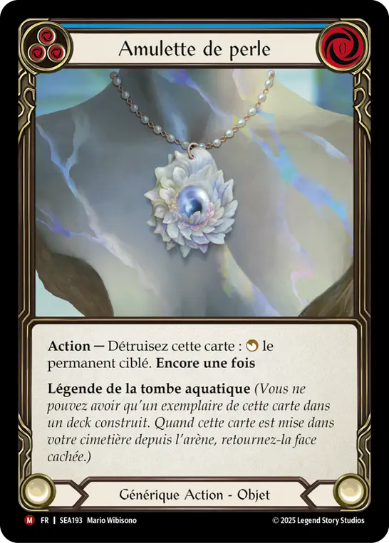 Card: Pearl Amulet (blu)