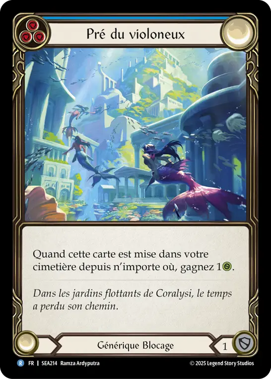 Card: Fiddler's Green (blu)