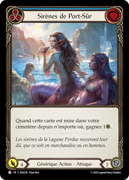 Card: Sirens of Safe Harbor (blu)
