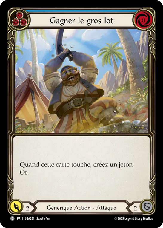 Card: Strike Gold (blu)