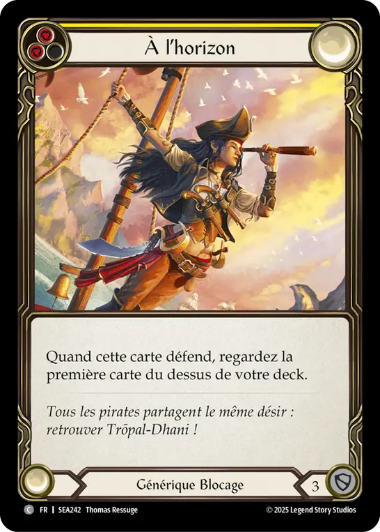 Card: On the Horizon (yel)