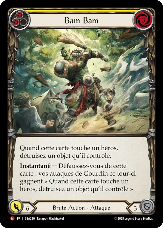 Card: Bam Bam (yel)