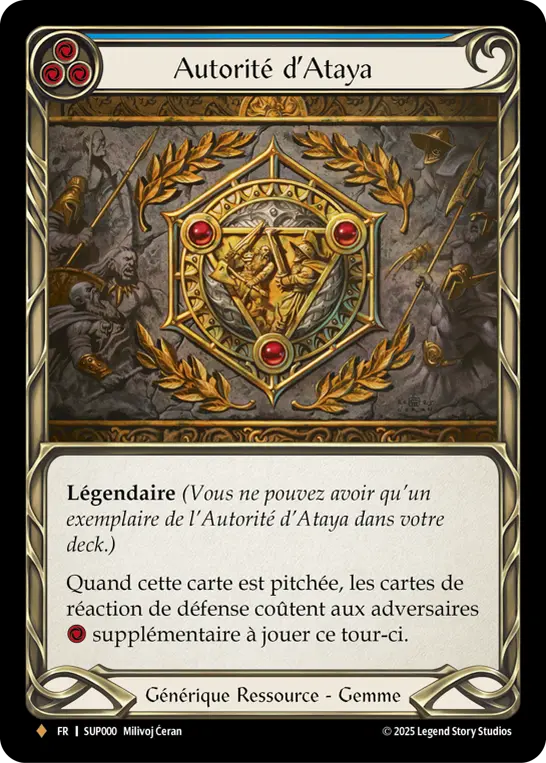 Card: Authority of Ataya (blu)