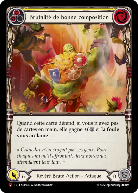 Card: Good Natured Brutality (yel)