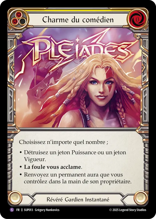 Card: Thespian Charm (yel)