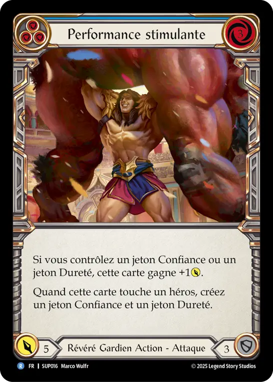 Card: Uplifting Performance (blu)