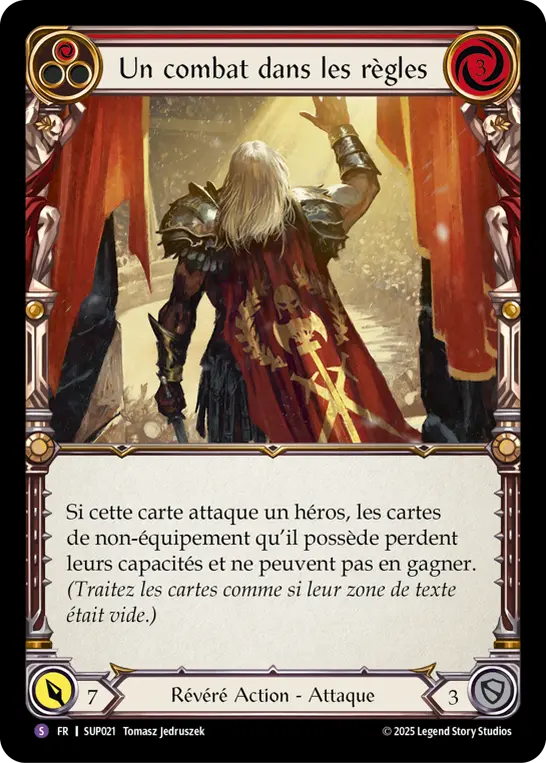 Card: A Good Clean Fight (red)