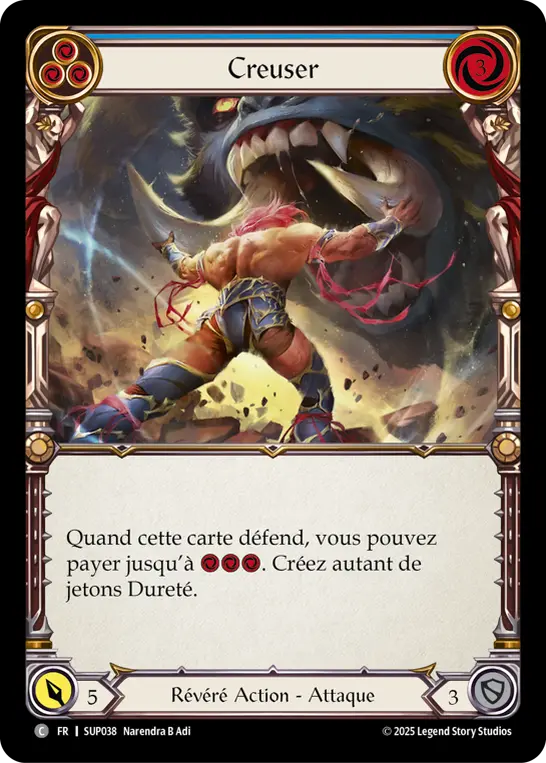 Card: Dig In (blu)