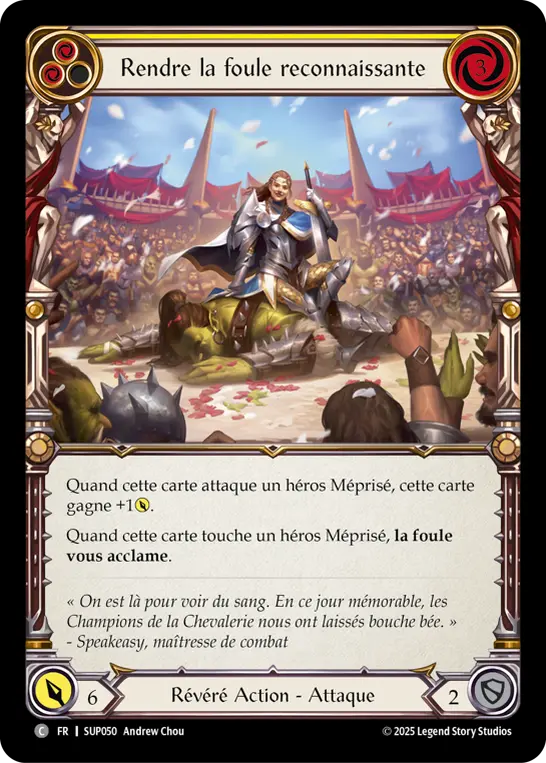Card: Turn the Crowd Grateful (yel)