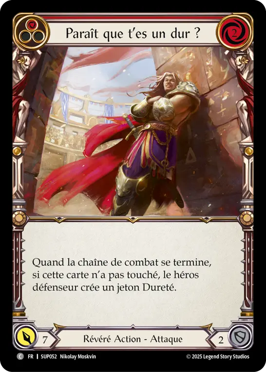 Card: Who's the Tough Guy? (red)