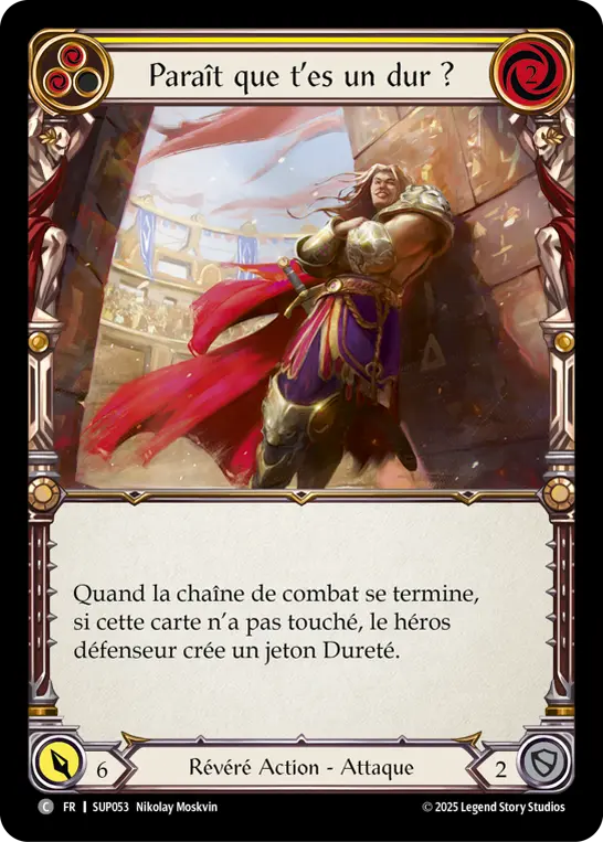 Card: Who's the Tough Guy? (yel)