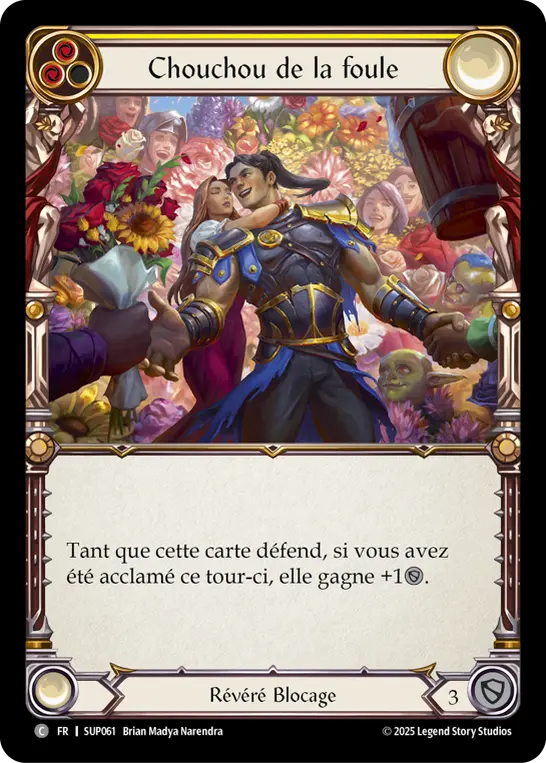 Card: Darling of the Crowd (yel)