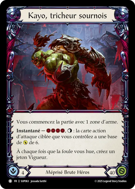 Card: Kayo, Underhanded Cheat